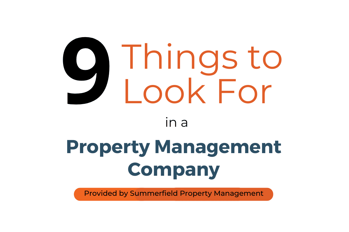 What to look for in a property management company